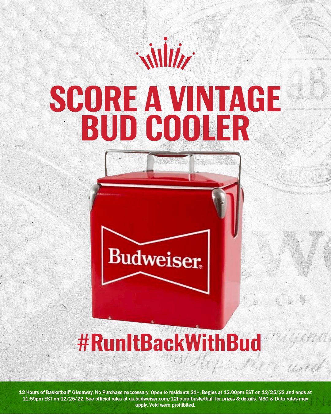 Budweiser Cooler Beer Soda Backpack Red 24 and 18 similar items