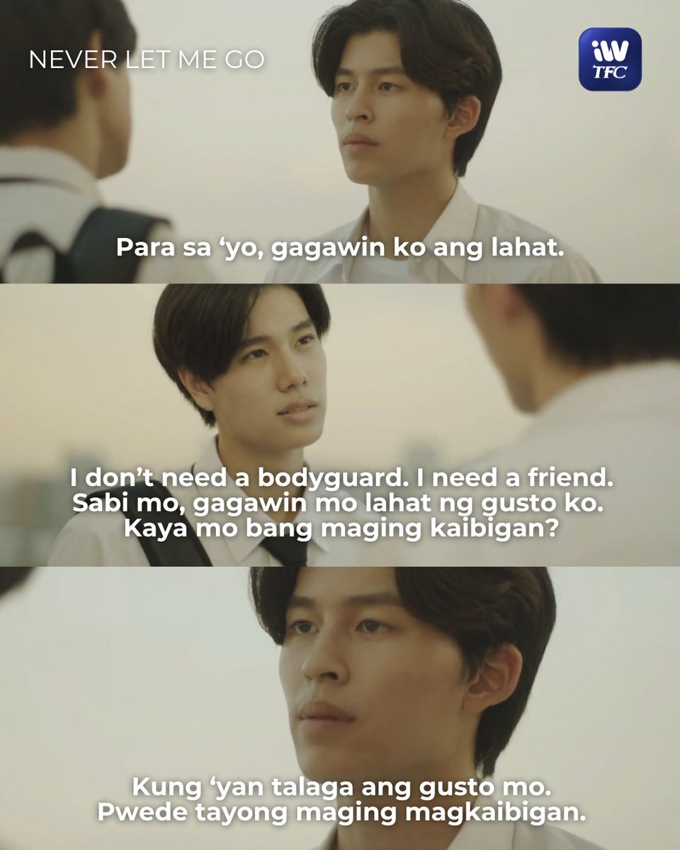 ABSCBNpr's tweet photo. Magtagal kaya ang pagiging magkaibigan nina Nuengdiao at Palm?
Watch #NeverLetMeGoEp1 FILIPINO-DUBBED now for FREE on iWantTFC! Available for PH only. https://t.co/EMWLpTmV5C