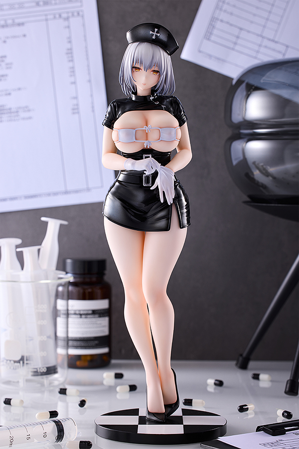 「oekakizukixHOTVENUSフィギュア企画第一弾、女医「黒沢 真白」が」|ネイティブのイラスト