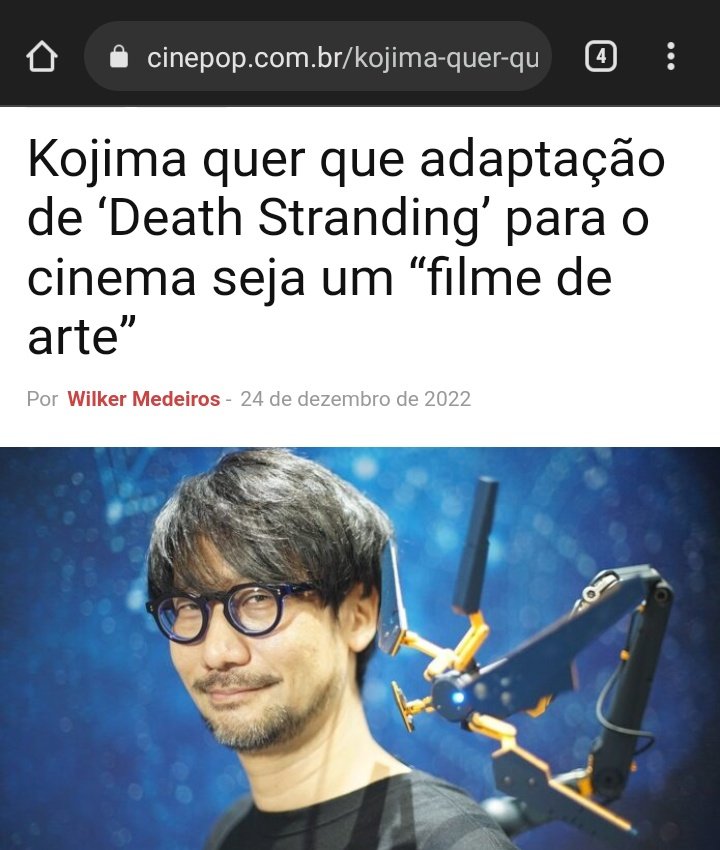 Death Stranding: filme será coproduzido pela A24