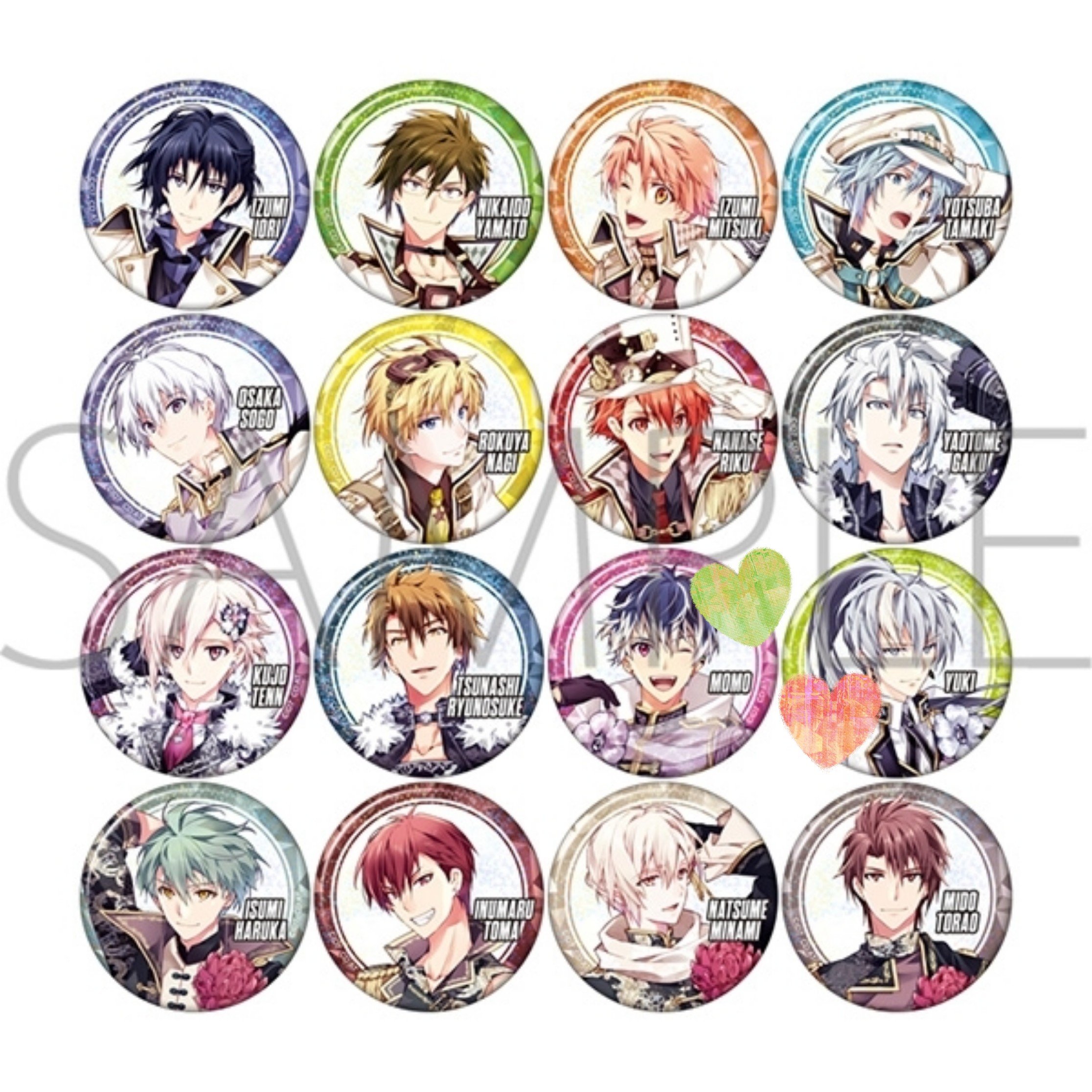 缶バッジ IDOLiSH7 アイナナ ズール 悠 15点 全てまとめて www