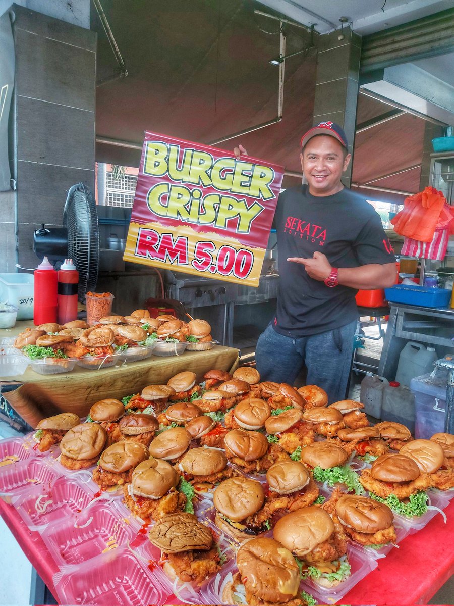 Mulai harini hingga 1hb promosi burger crispy rm5 sahaja.. musim cuti sekolah ni harap dapat la sambutan.