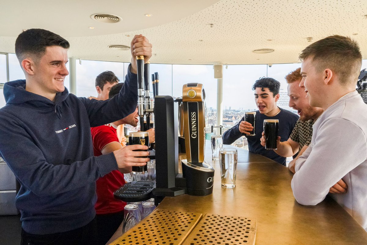 Rolling emerald hills, pints of Guinness, and folklore that will enchant you - Ireland is where it's at. Link in bio for trips that will have you gabbing like you just kissed the Blarney Stone ☘️  #LoveIreland #travel #dublin #guinness #contiki #traveltogether <a href="/_cairde/">Cairde</a>