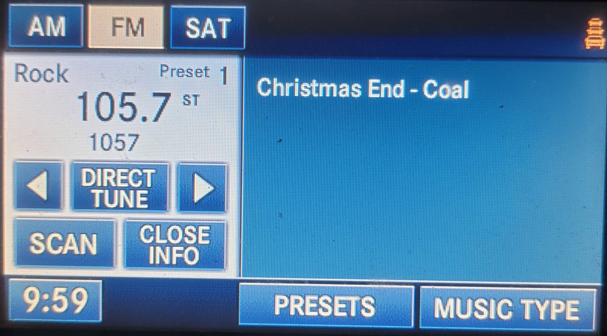 Nice to be on the road and catch yourself on the radio, thank you <a href="/THEX1057/">105.7 The X</a>..

#fromashestonew #thex1057 #smalltowntitans #thebadlees #hinderbackstage #Tantric #threedaysgrace #siriusxm #sxmoctane