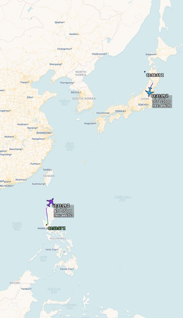 Oceanworldfree's tweet photo. 🇺🇲USN #AE67B3 
🇺🇲USN #AE67FB

Toward #MiyakoStrait, #1stIslandChain

Boeing P-8 Poseidon
Boeing P-8 Poseidon https://t.co/jGSQR2vY64