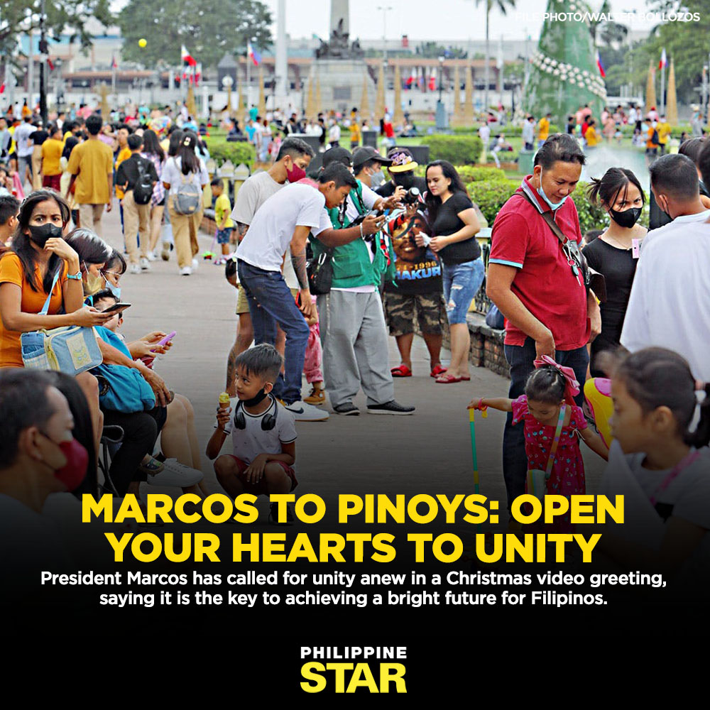 PhilippineStar's tweet photo. He also expressed hope that Filipinos will realize the true meaning of the birth of Christ. https://t.co/LMRs2ln6bI https://t.co/Fi5NFAy3pD