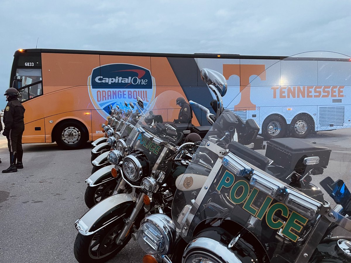 .<a href="/Vol_Football/">Tennessee Football</a> just touched down (😉) in South Florida ✈️

Ready for bowl week to begin 🤩