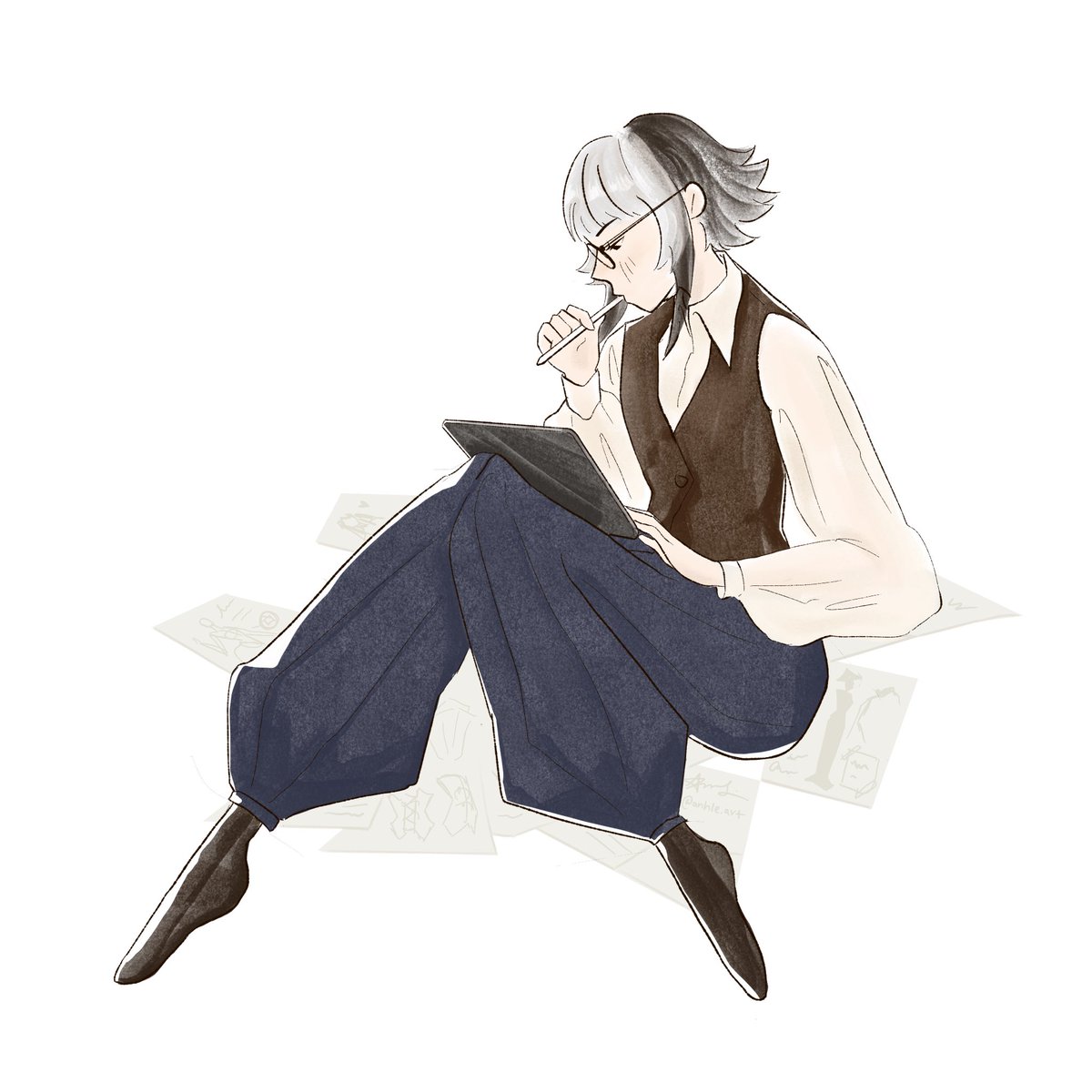 a quick christmas doodle