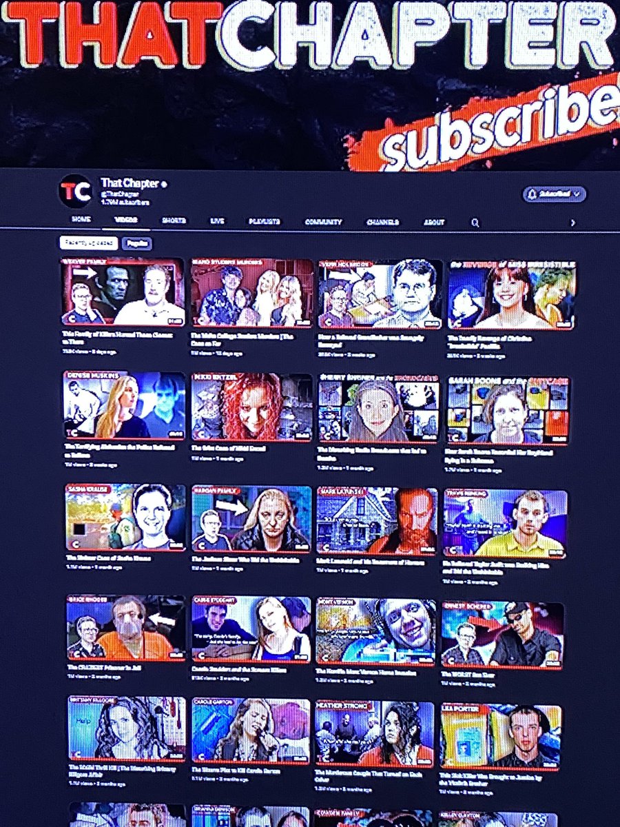 Bullorg74's tweet photo. Started about 2 months ago with 3-8 videos a day. Finally watched all your uploaded videos @that_chapter and the quality is amazing! Fantastic job Mike! https://t.co/25CjFPsGHm