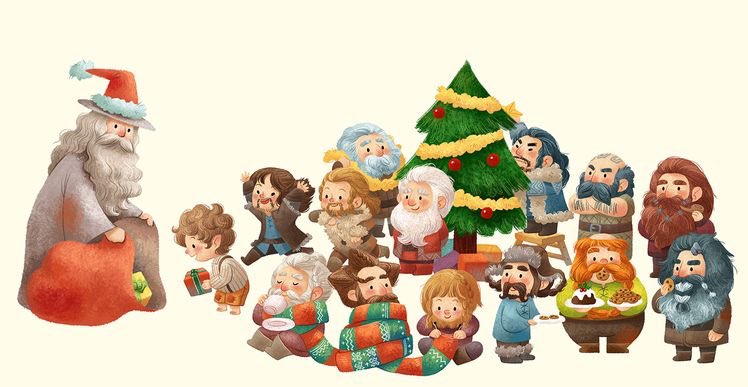 Yule fun under the Mountain.