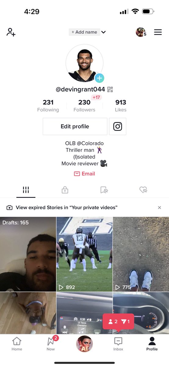 Hey buff nation ! I’m going to start posting a lot of football content for this coming up year !! Practices, facilities tours, player interviews,etc! Go ahead and follow !! @devingrant044 #SkoBuffs