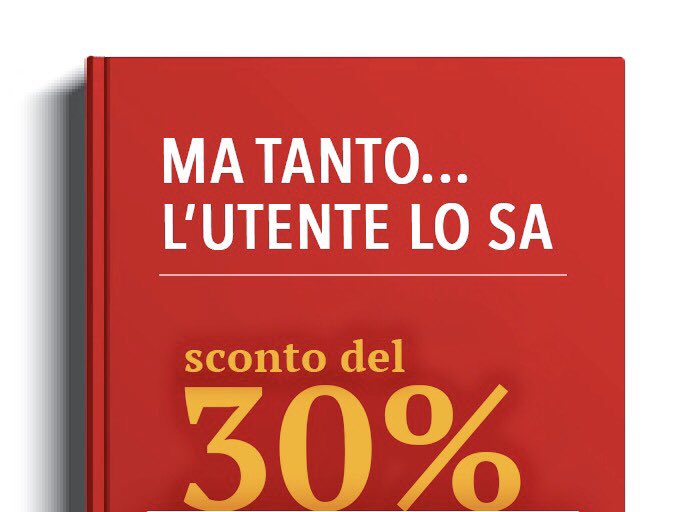 MafSig's tweet photo. Affrettati!😀 “MA TANTO… L’UTENTE LO SA" scontato al 30% da ora sino alla mezzanotte del 26 Dicembre!! 
Codice promo 👉NATALE22 📕https://t.co/3h1PFC0RAS

#psicologia #designer #packaging #ux #ui #parodia #interazione #utente #bookabook #libri #editoria #progettazione https://t.co/dJ1mFJMaYP