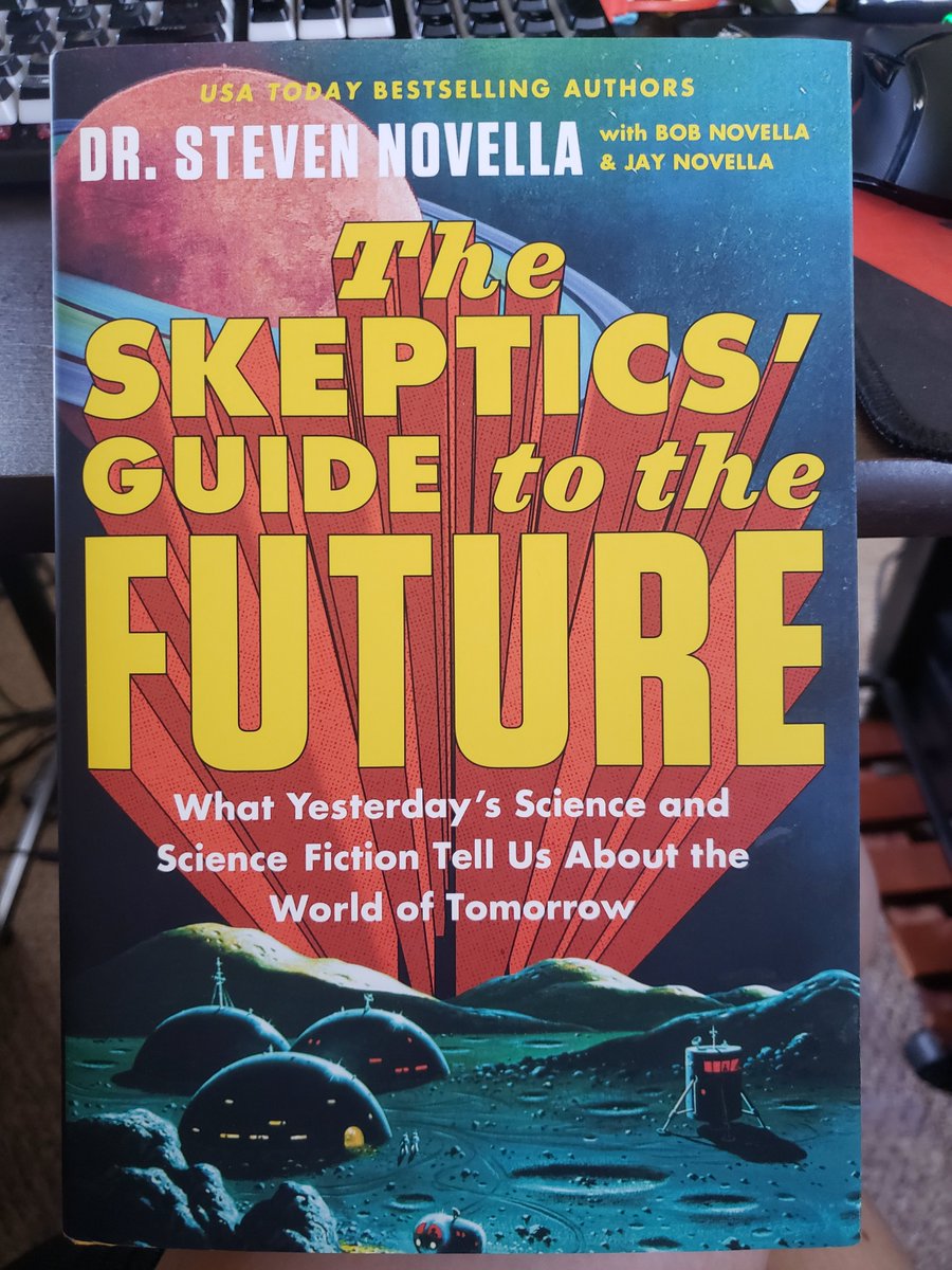 Kat_Bioarch's tweet photo. I received a gift on my Christmas wish list: @SkepticsGuide new book The Skeptics' Guide to the Future! I am excited to start reading it! https://t.co/RN6GvJRsmM