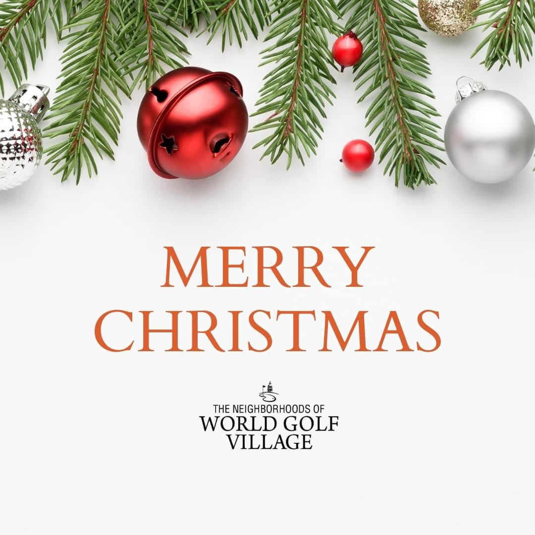 Merry Christmas, neighbors! May your day be filled with love and joy.

#WGV #worldgolfvillage #northflorida #northeastflorida #merrychristmas #christmas2022 #happyholidays #florida