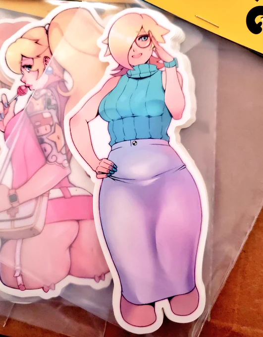 Decided to replace my older Rosalina sticker with this one. See how it does in sales. 