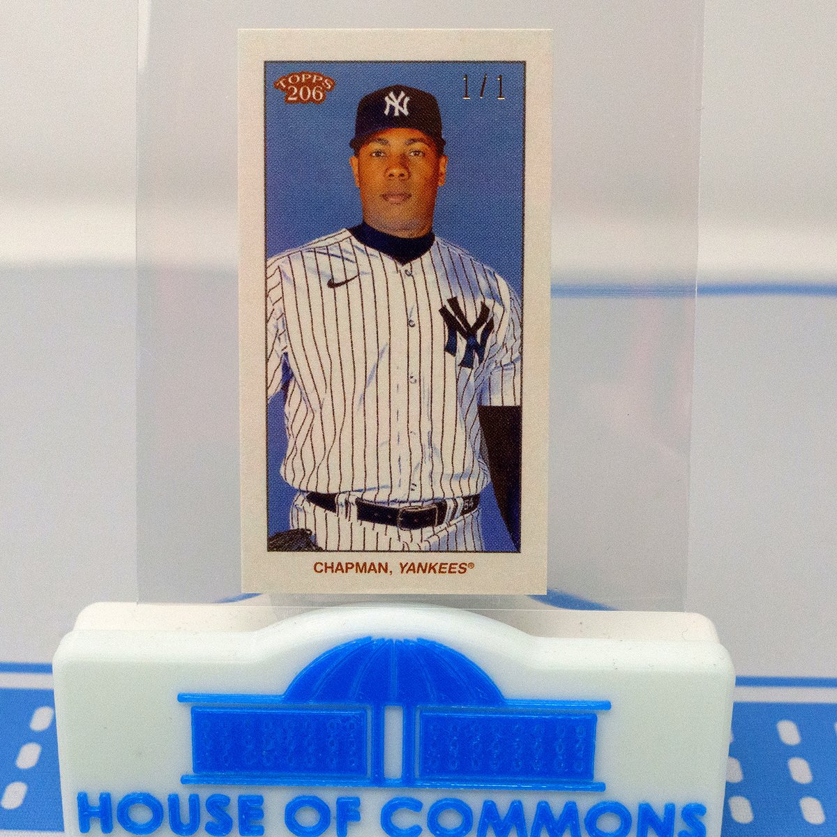 CommonsCards's tweet photo. 📢📢99¢ Auction📢📢
2022 Topps T206 Wave 5 1 of 1s have a new back, the HONUS WAGNER back. We're running a 5 day 99¢ auction for this AROLDIS CHAPMAN 1 of 1! https://t.co/lOWM1u001d
#topps #houseofcommonscards #newyorkyankees https://t.co/Og9cabjfg4