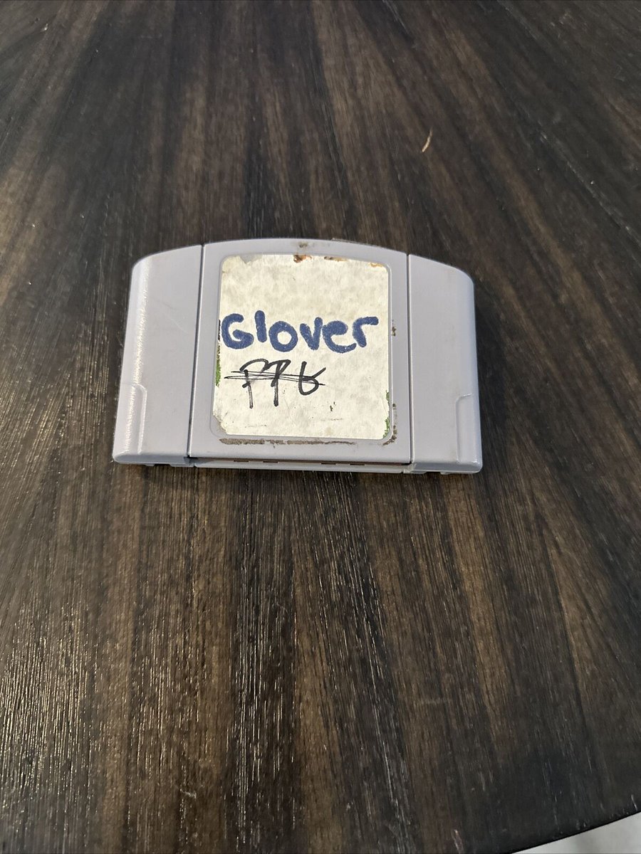 Nintendo 64 N64 Game Only Glover
Condition:Good