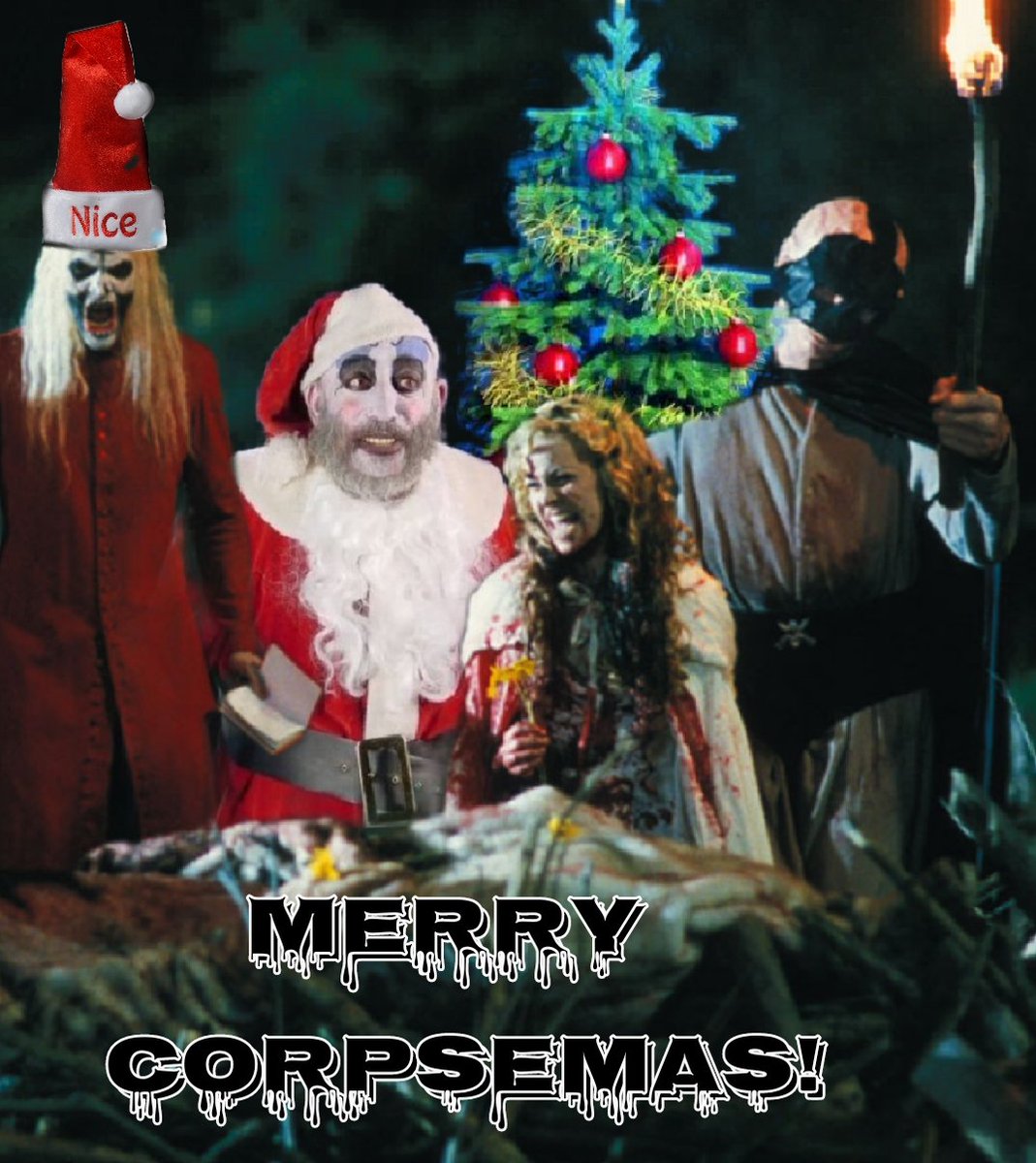 1OOOC0RPSES's tweet photo. @RobZombie @choptopmoseley @SMZofficial #Houseof1000corpses #MerryChristmas2022
#MerryCorpsemas https://t.co/iNQOICy4OE