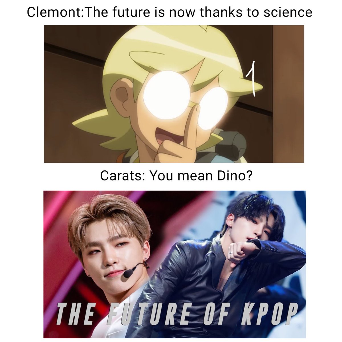 SVT_MemesForFun's tweet photo. Sorry clemont but but #DINO has got it in the bag https://t.co/9uaRZFKSPl