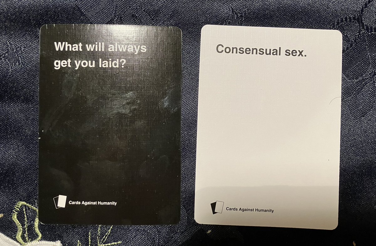 Cards for humanity, anyone. #christmasgames #CardsAgainstHumanity #itjustmakessense