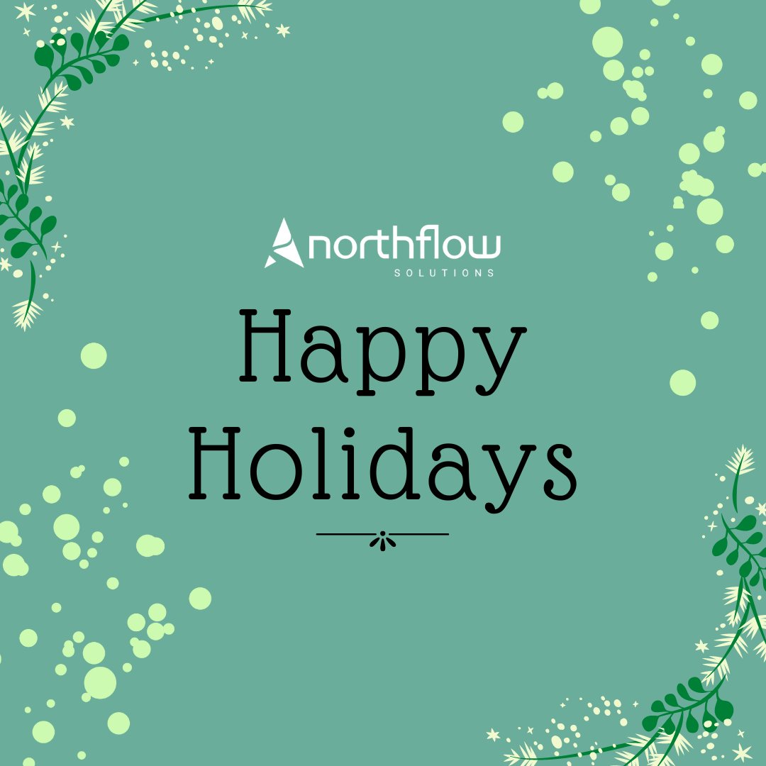 NorthflowSI's tweet photo. Wishing you all happy and safe holidays and a happy new year from us at Northflow Solutions!
#Northflow #happyholidays #happyholidays2022 https://t.co/AbgVG9bFnc