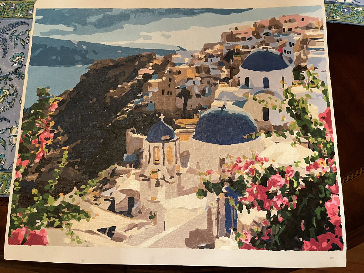 nancypazk's tweet photo. Painting is my new happy place while preparing for next week’s black belt test. #paintbynumbers https://t.co/PAaP2riSYS