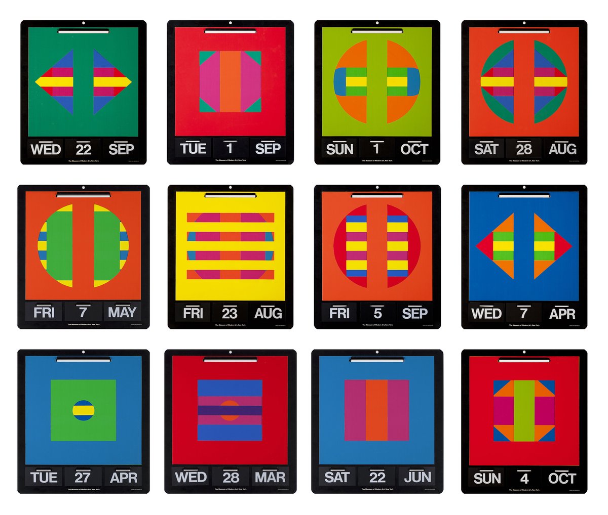 4,000 combinations are possible with the colored double-sided die-cut cards.