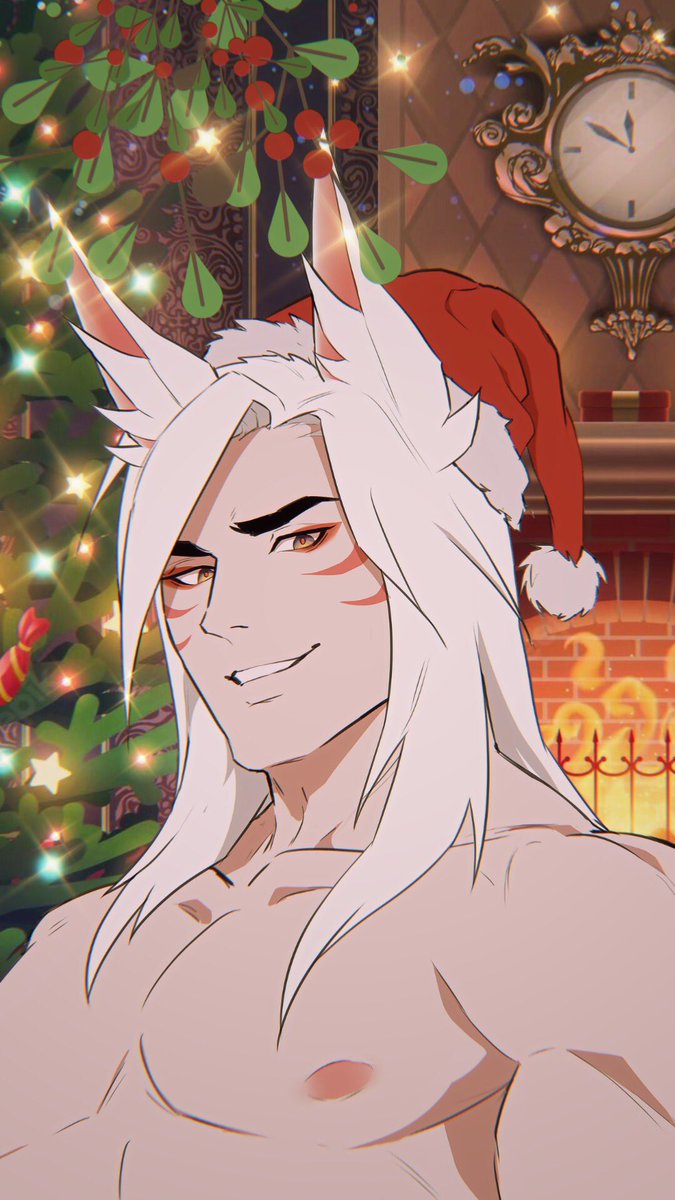 Merry Christmas everyone!🎄✨
“So are we gonna kiss or what!?”
#CruelithArt #Vtuber #VtuberChristmas