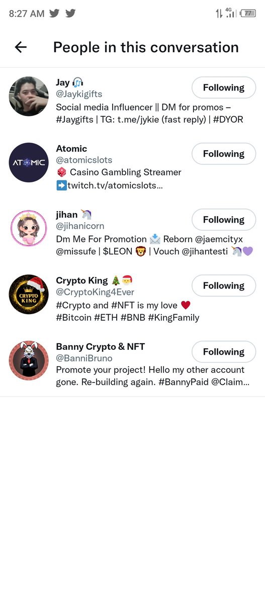 yekdoki's tweet photo. @jihanicorn @Jaykigifts @BanniBruno @atomicslots @CryptoKing4Ever https://t.co/AhQQcaibb3