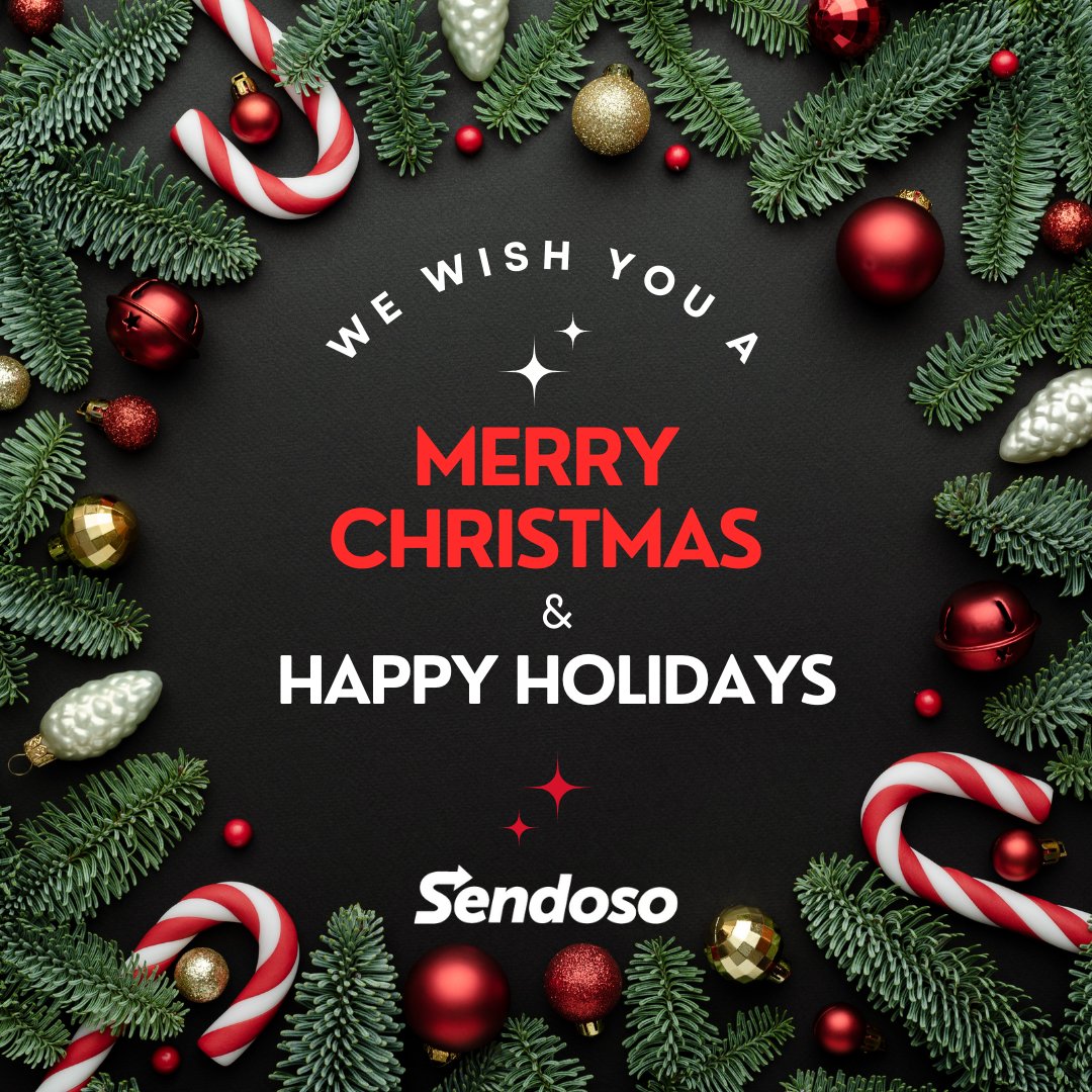🎄 Wishing everyone a Merry Christmas and Happy Holidays! May your world be filled with warmth &amp; festive cheer this season and beyond! 🔔 

#WishesToAll #HappyHolidaysFromSendoso