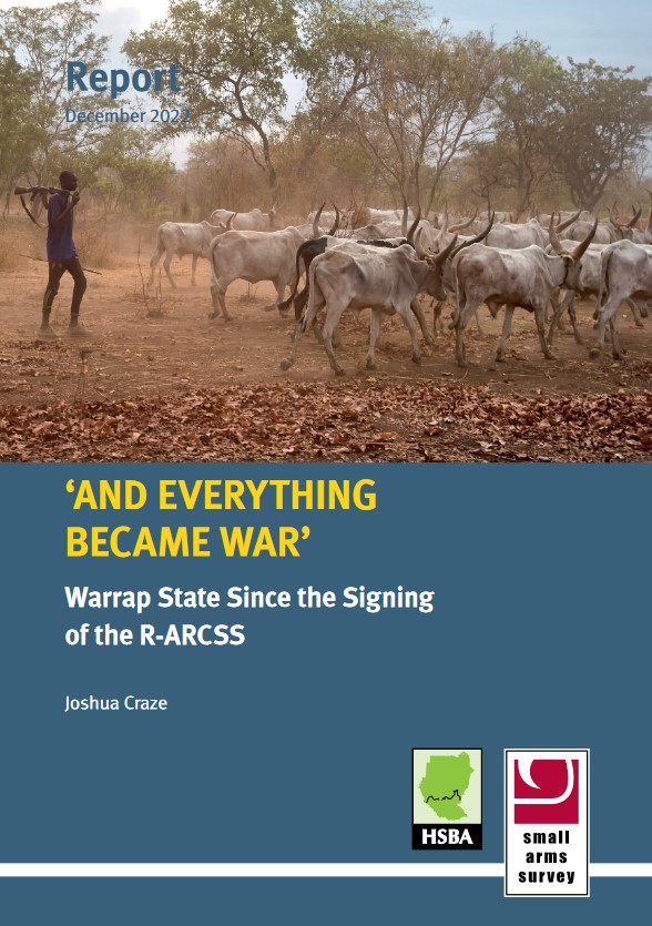 PolGeoNow's tweet photo. Some in-depth #politicalgeography research from @SmallArmsSurvey on situation in #SouthSudan's #Warrap state, where it says 3 years after country's peace deal, security is controlled mainly by traditional cattle guards amid government failure: https://t.co/fOJfDgYnhy #poliscires https://t.co/V0MLxFgpyv