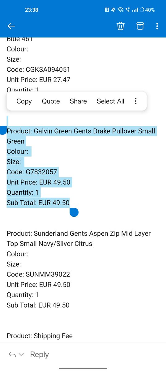 CourtneyDavid21's tweet photo. @McGuirksGolf can you tell me how the exact same product, one year later is €20 dearer?! #spoofmerchants https://t.co/jJbYeAVXRL