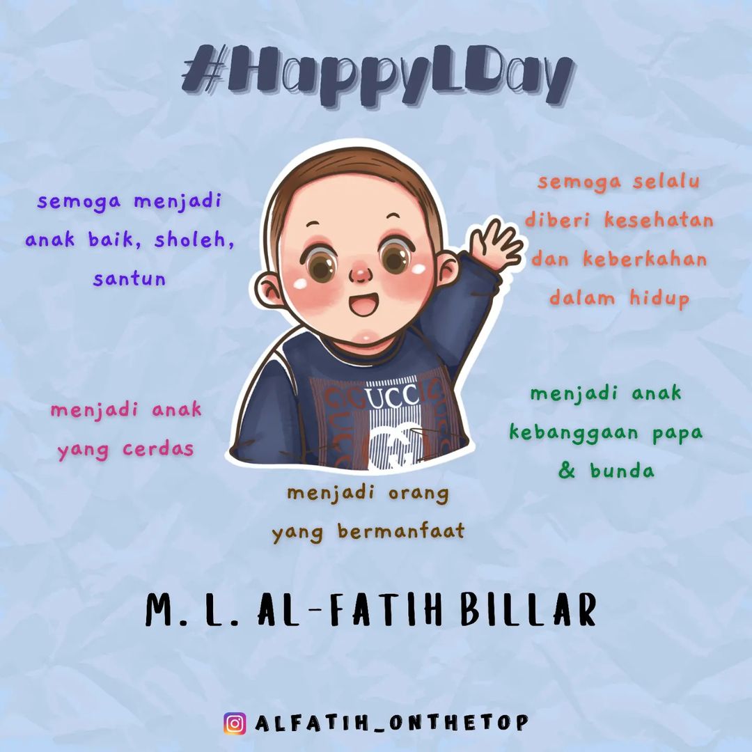 RahayuMartiani's tweet photo. HBD Muhammad Leslar Al-Fatih Billar (AbangL)
@AlfatihOnthetop 
#happyLday https://t.co/mrAnU7bk5C