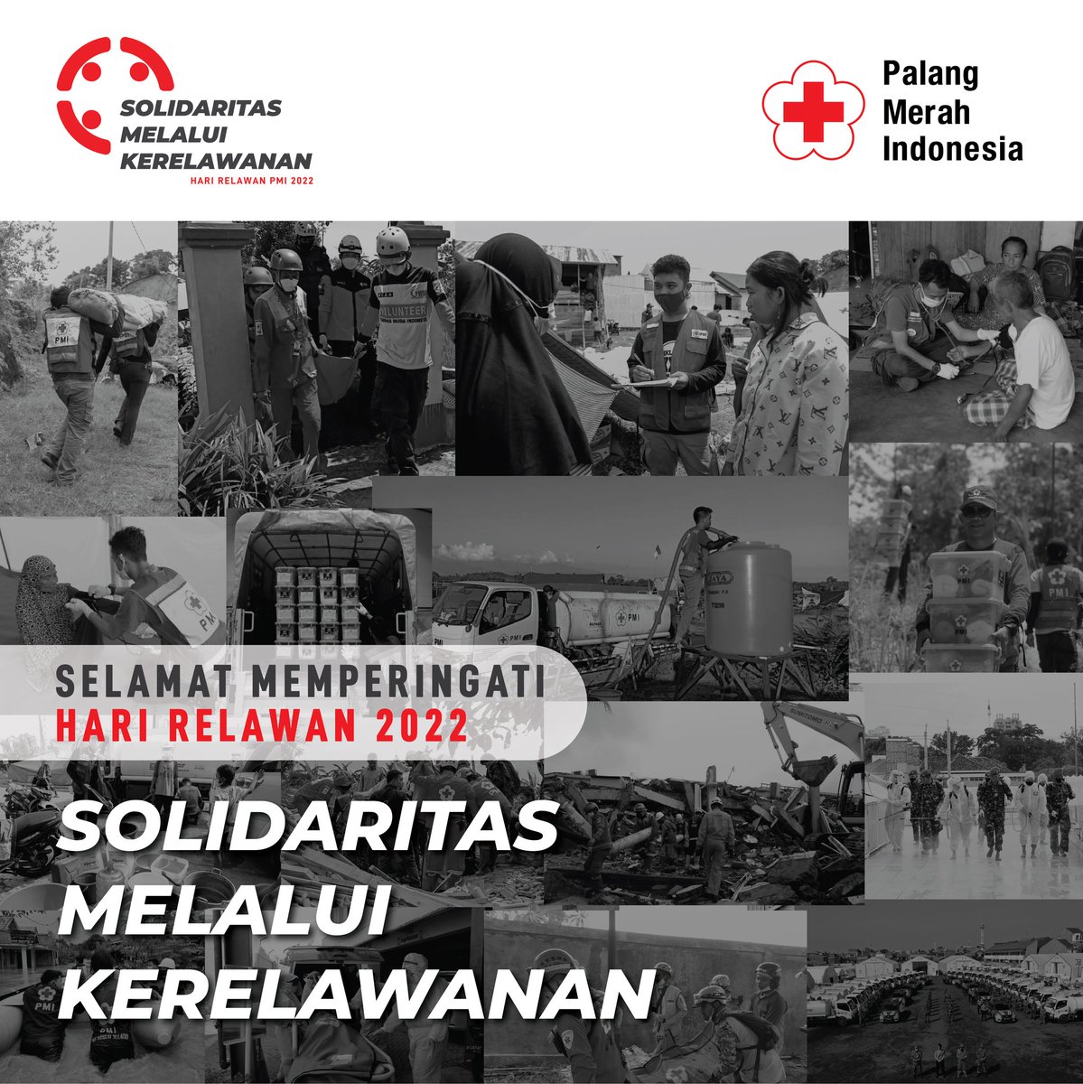 #HariRelawanPMI #26Desember2022 #SolidaritasMelaluiKerelawanan 
#SolidarityThroughVoluntering #PMISelalubantu #TogertherActNow
