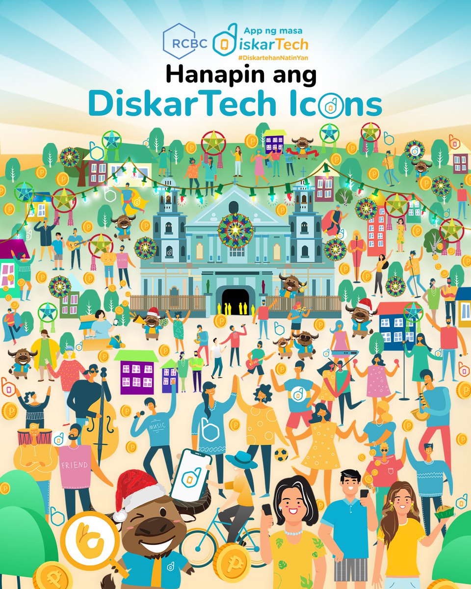 rcbcdiskartech's tweet photo. May 15 DiskarTech icons sa picture na ito. Kaya mo bang hanapin lahat? Comment down below!
Download na dis:
Play Store: https://t.co/x9lYoeAaxR
App Store: https://t.co/0YKaU3i0Gm
#DiskarTech #DiskartehanNatinYan #AppNgMasa #HalosLahatPwede https://t.co/KIRFO5SiGo