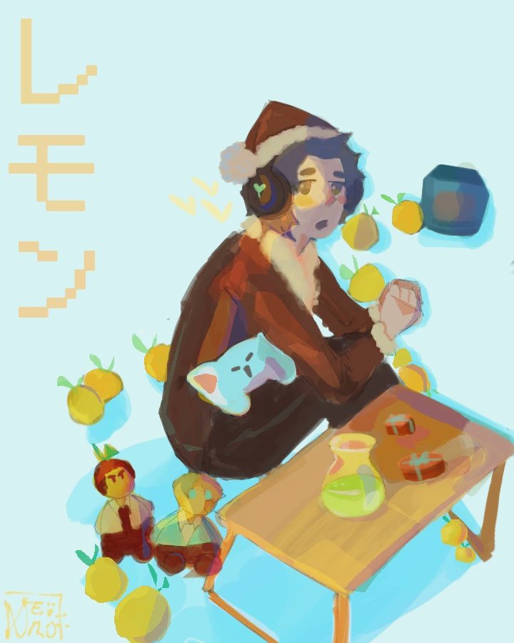 🎄|°. ME RE OLVIDÉ SUBIRLO ACÁ, HELP ALFJAKDJ 

Feliz navida' gente y, y Reb(? Los tqm<333

Estuve más inactivo que nunca, ojalá y sea distinto después ToT 
#FanartsForReborn #RebornLive  Limones, why not?