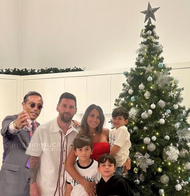 Familia #Messi con su #BFF pasando una feliz navidad 🤣🤣🤣