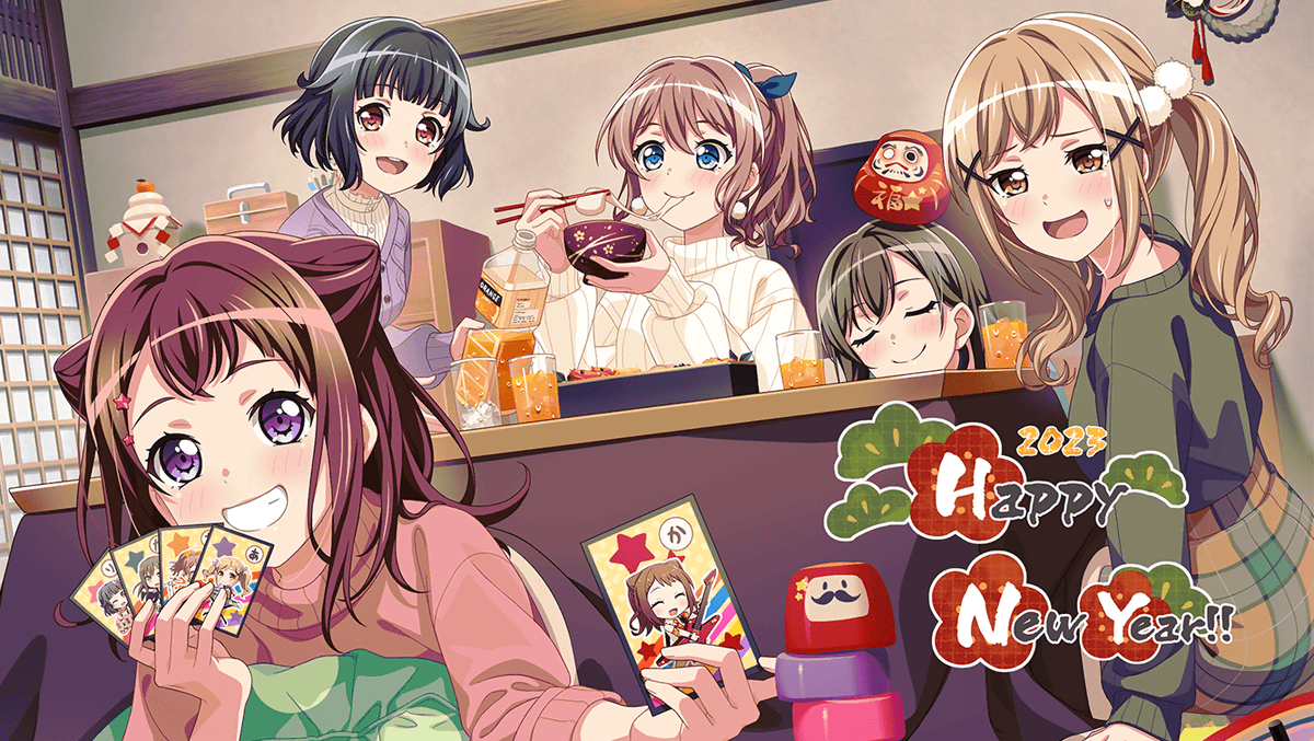 bangdreamgbp_EN's tweet photo. New Year Card of each band is here now as we celebrate the coming new year!
Here's the illustration card from Poppin'Party!

#BanGDream #GirlsBandParty #BanGDream2023 #PoppinParty https://t.co/gkYRdnDwLa