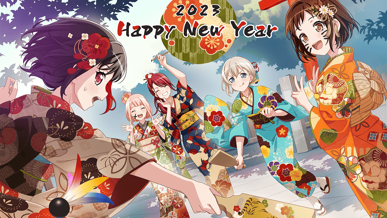 BanG Dream! GBP on X: New Year Card of each band is here now as