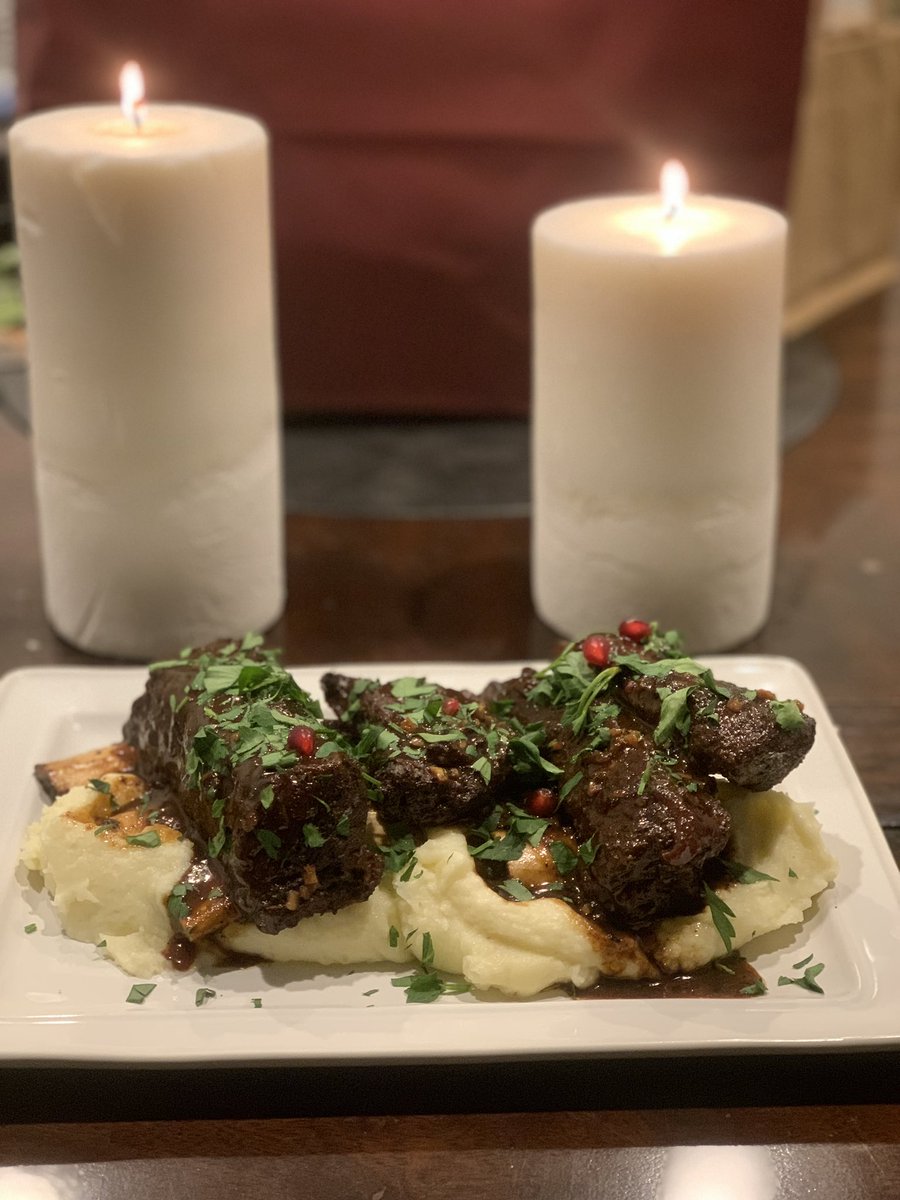 Bison short ribs, French mashed potatoes