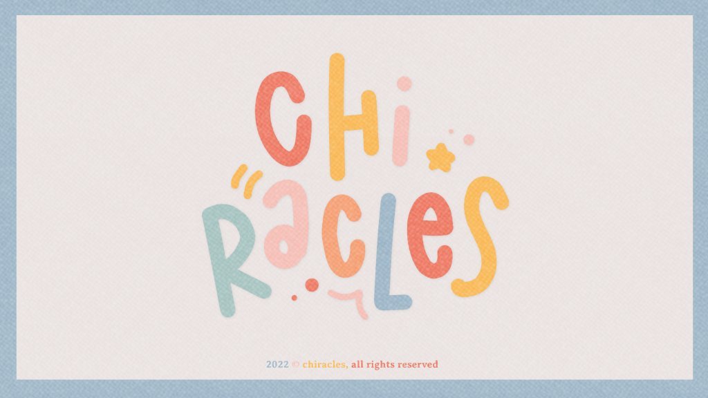 chiracles's tweet image. 