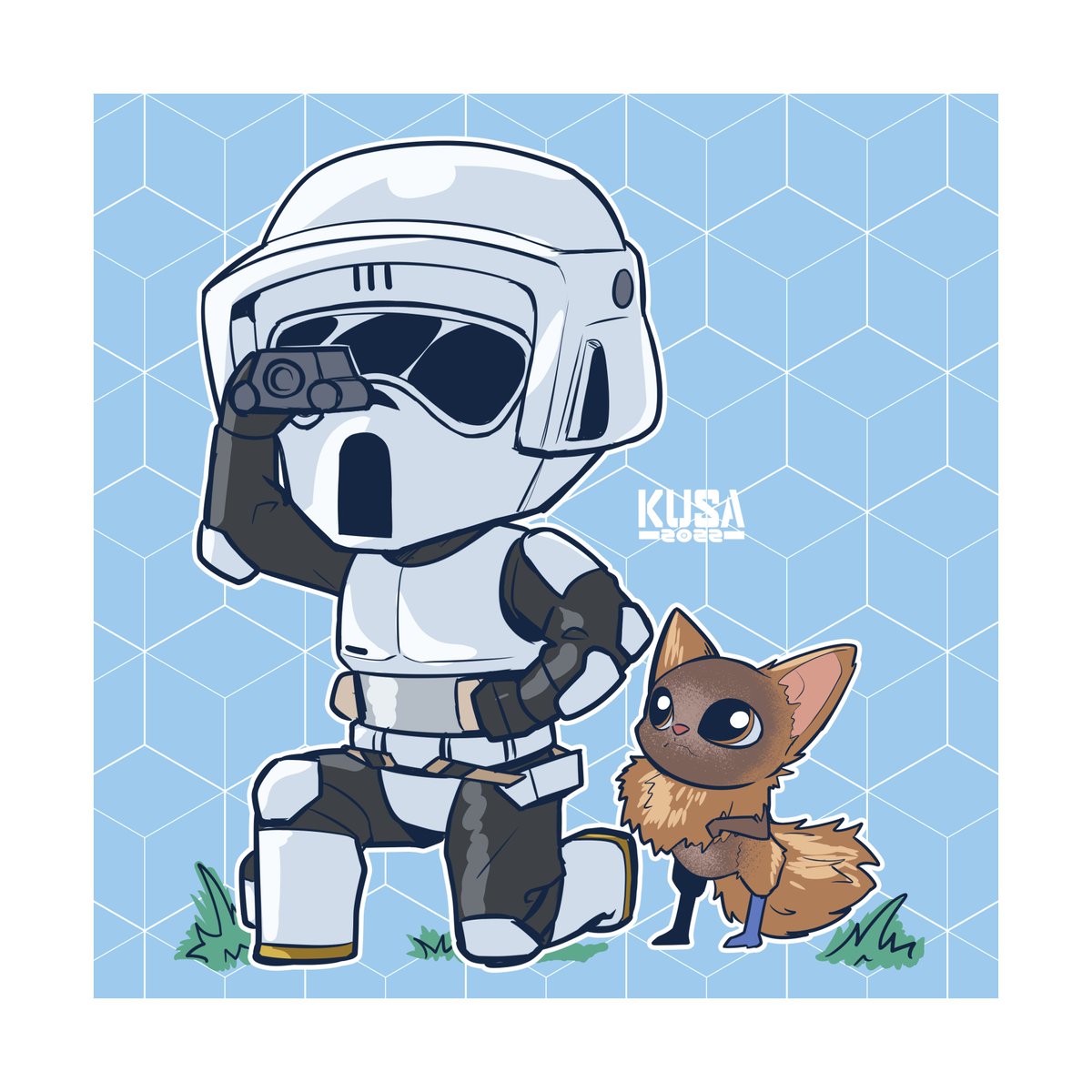 Kusakichan15's tweet photo. KoFi Doodle ☕💕
#starwars #scouttrooper #bogling https://t.co/AWFrjgoNjA