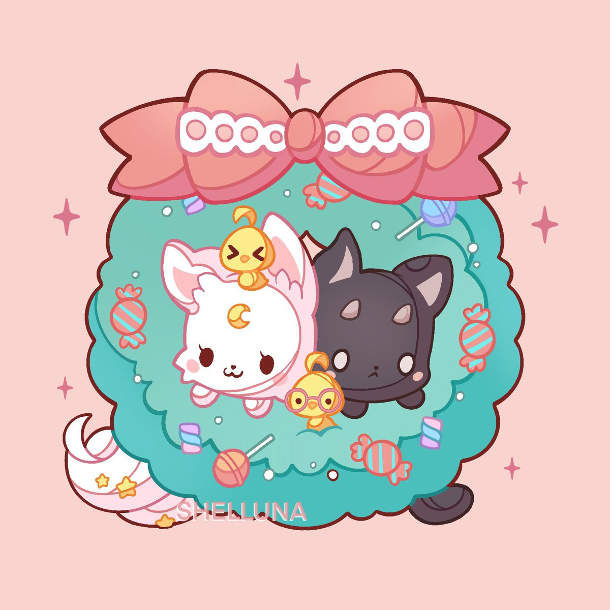 Shelluna_'s tweet photo. Merry Christmas everyone!!
#originalcharacters #xmas2022 #shelluna #kawaiiart https://t.co/6rfEct4jAC