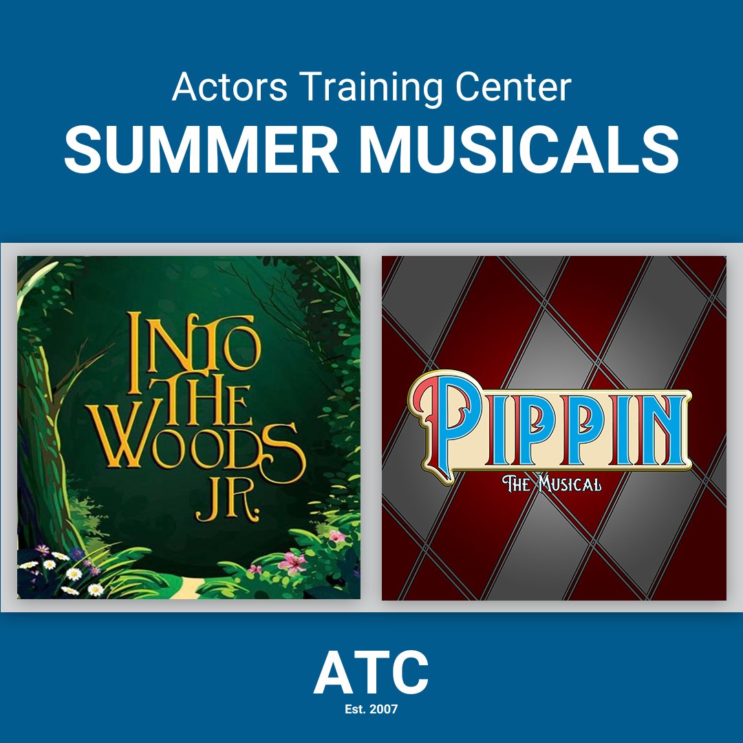 We are thrilled to announce our Summer Musical Theatre Intensive productions of Into the Woods Jr and Pippin!

Into the Woods Jr auditions are open to students ages 8-12, and Pippin auditions are open to students ages 13-18. E-mail programs@actorstrainingcenter.com to learn more.