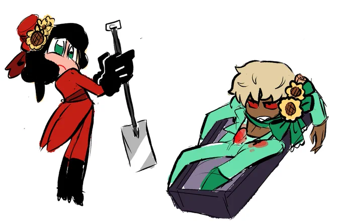 swapped their colors an hair and these are def looks 