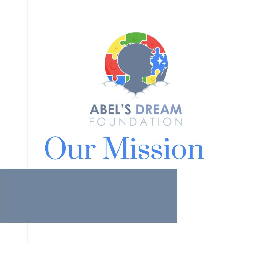 Abels_Dream's tweet photo. Our Mission is to help you from the beginning of your journey till the end. Go to https://t.co/tC13PN215l to inquire on how we can help you and your family!! #autism #Journey #Familysupport #autismresources #DreamCircle #austismfamily https://t.co/S1v3UTXI8y