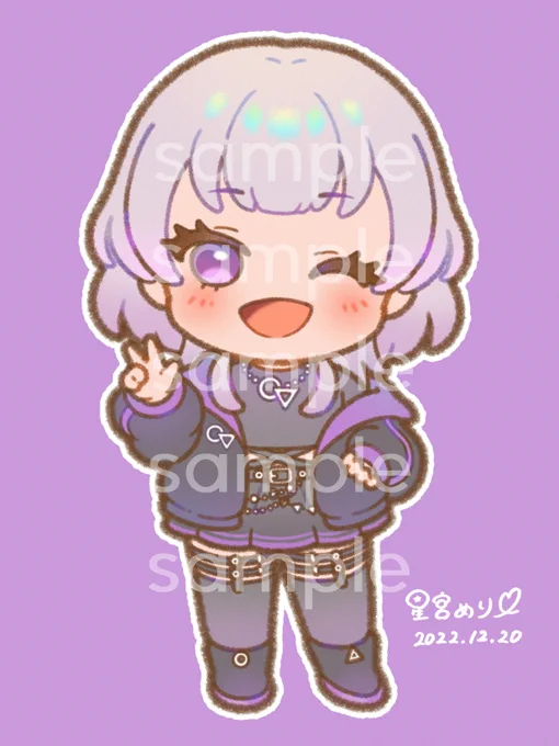 【コミッション】ココナラさんにて、動画用サムネイラストを納品しましたご利用いただきまして誠にありがとうございますVtuber 三角まる 様#星宮めりーの絵 