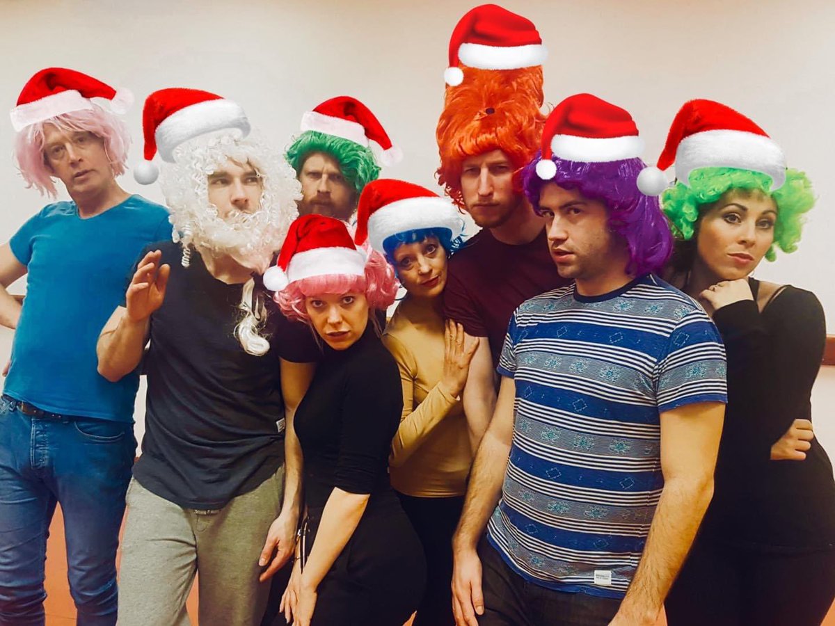 ohyespanto's tweet photo. Merry Christmas ya filthy animals! 
We’re hoping it’s full of fun, cheer and laughter! 
See you in February! 💜✨👏
#improv #panto https://t.co/UmN8epGKBr