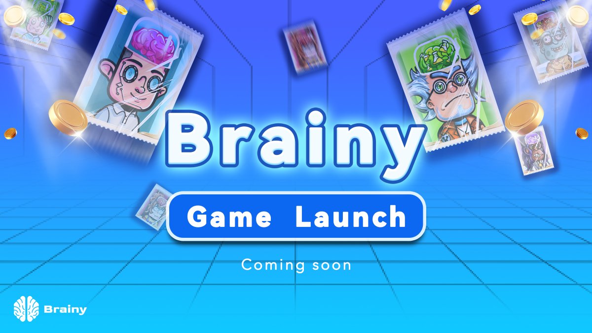 Game online❓❓It’s this week‼️

Thanks for your company and support😆😆
After serious discussions among team members, we decided to officially launch Brainy on Aptos this week.

☺️☺️😙What can you expect?
👉Game launch
👉Token Listing
👉NFT Sale
👉All Airdrops sent
