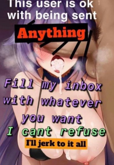 hoodie321's tweet photo. Please, break my mind! Send me anything, train me to like It. Make your kinks mine, no limits. Threat and bully me. Make me cum to horrible things
l #nude #hentai #nolimits #dmopem #femboy #dom #sub #degradation #humilation #nsfwtwt #gooner #goonertard #goon #dick #femboy #futa https://t.co/spaafrgFdl